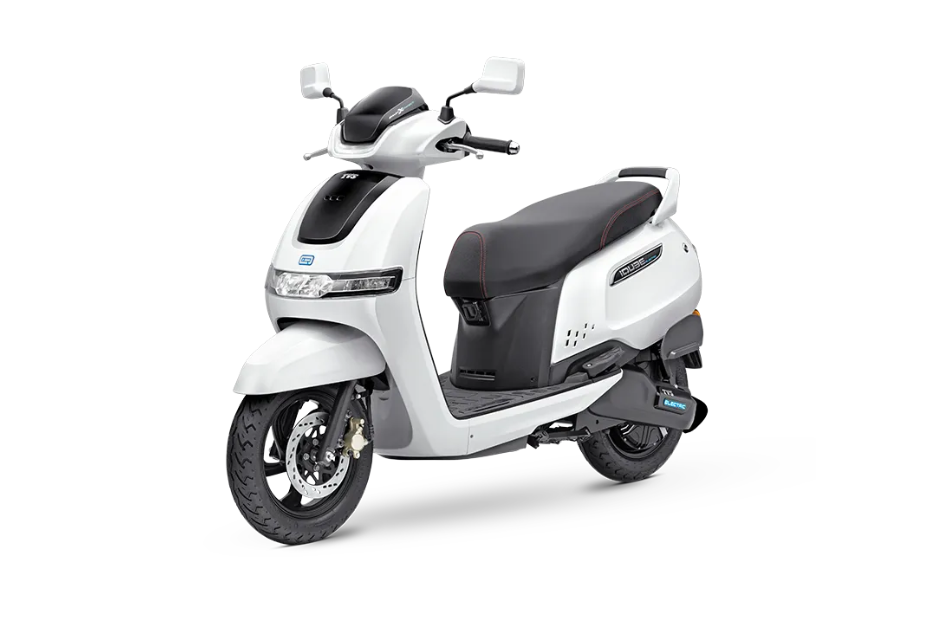 TVS iQube electric scooter shown as a practical family commuting option