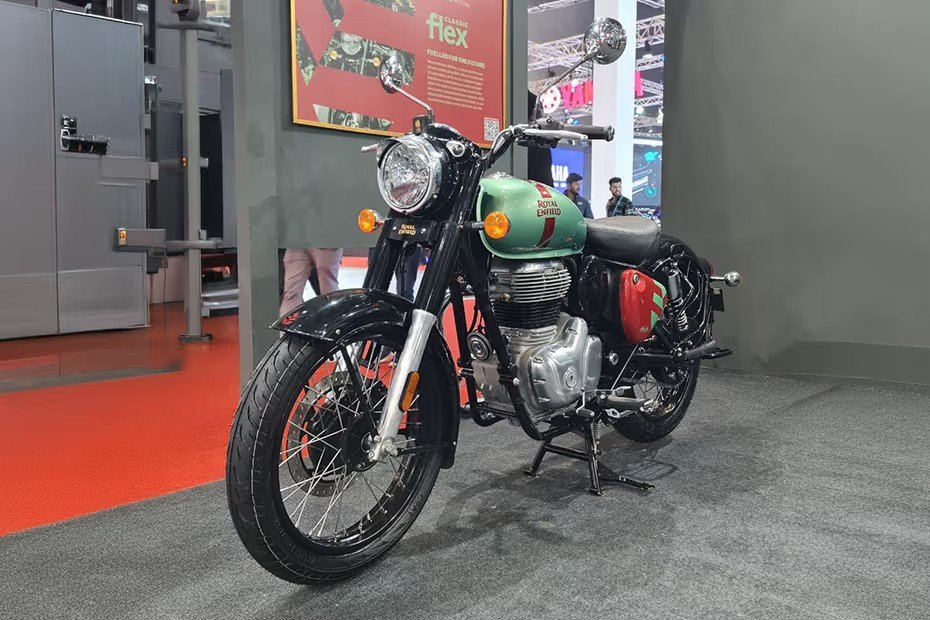 Royal Enfield Classic 350 Flex Fuel cruiser bikes engine and transmission chassis and suspension last updated :