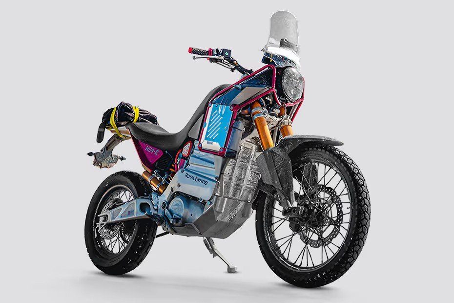 Royal Enfield Himalayan Electric electric bikes battery, motor and charging chassis and suspension $