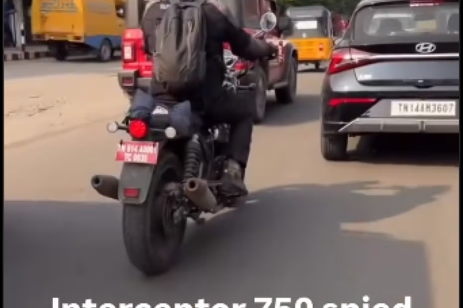 Royal Enfield Interceptor 750 roadster bikes engine and transmission chassis and suspension $